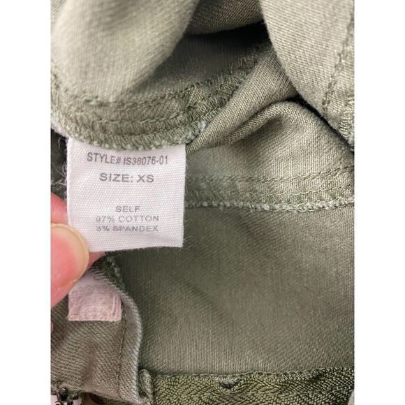 - altar'd state denim skirt high low hi-low hi-lo - military - olive green… - Picture 6 of 6